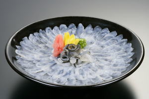 fugu no sashimi