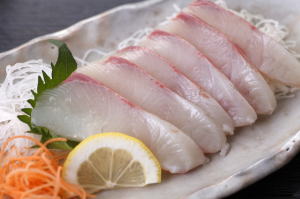 Hiramasa no sashimi