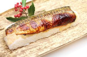 yaki saba oshi zushi